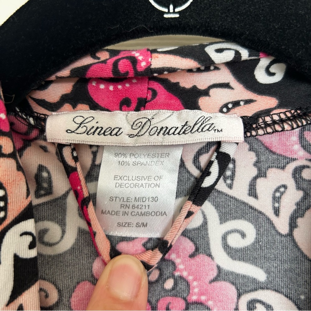 Linea Donatella Floral Robe S/M - Picture 4 of 7
